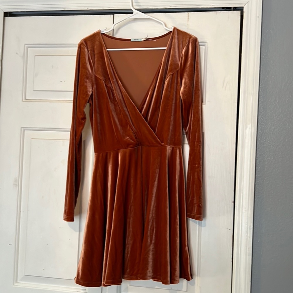 Long sleeve velvet Urban Outfitters Dress